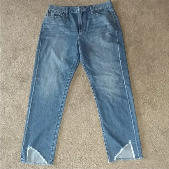 J. Crew Denim - NWT POINT SUR RETRO BOY JEANS RIPPED HEM 32T